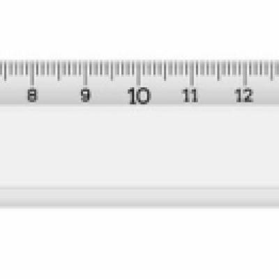 Hatas Öğrenci Cetveli Ekonomik Neon Şeffaf 20 Cm