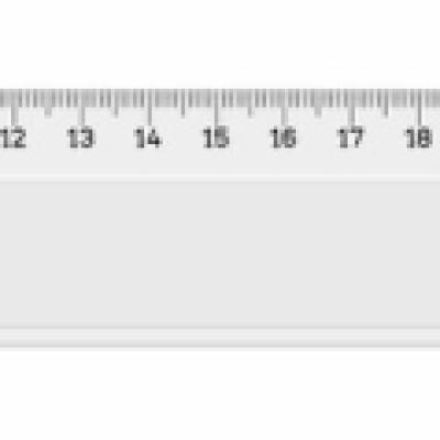 Hatas Öğrenci Cetveli Plastik Şeffaf 30 Cm