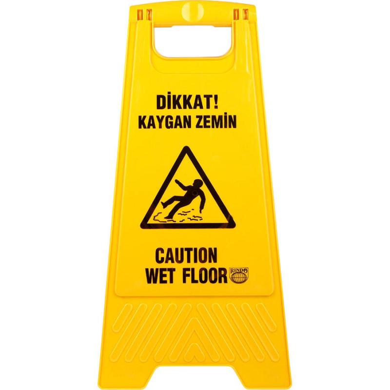 Kaygan Zemin PVC Uyarı Levhası 63 cm x 30 cm