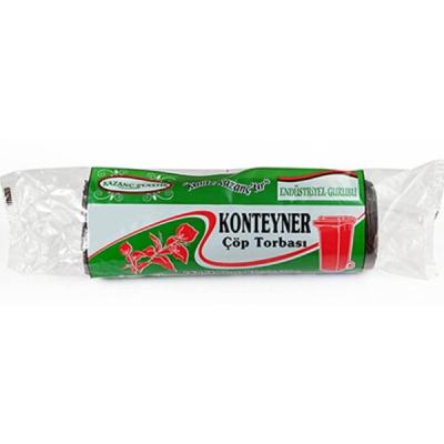 Kazanç 120 Lt Konteyner 87 Mikron Mavi Çöp Torbası 90x125 Cm 10 Lu 10 Paket