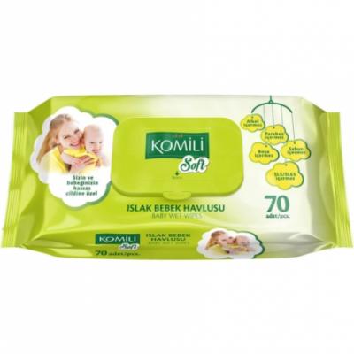 Komili Soft Islak Mendil Bebek Havlusu 70 Li