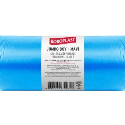 Koroplast Ağır Sanayi Çöp Torbası Jumbo 80x110 Cm Mavi 800 Gr