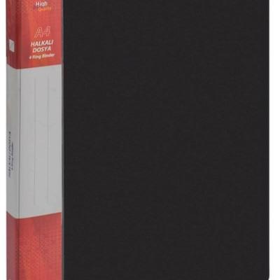 Kraf Halkalı Dosya 4 Halka 1050/4R Siyah