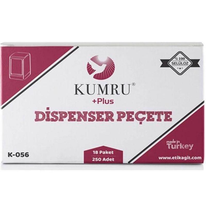 Kumru Plus Dispenser Peçete Hijyenik Ambalaj 250 Li x 18 Paket