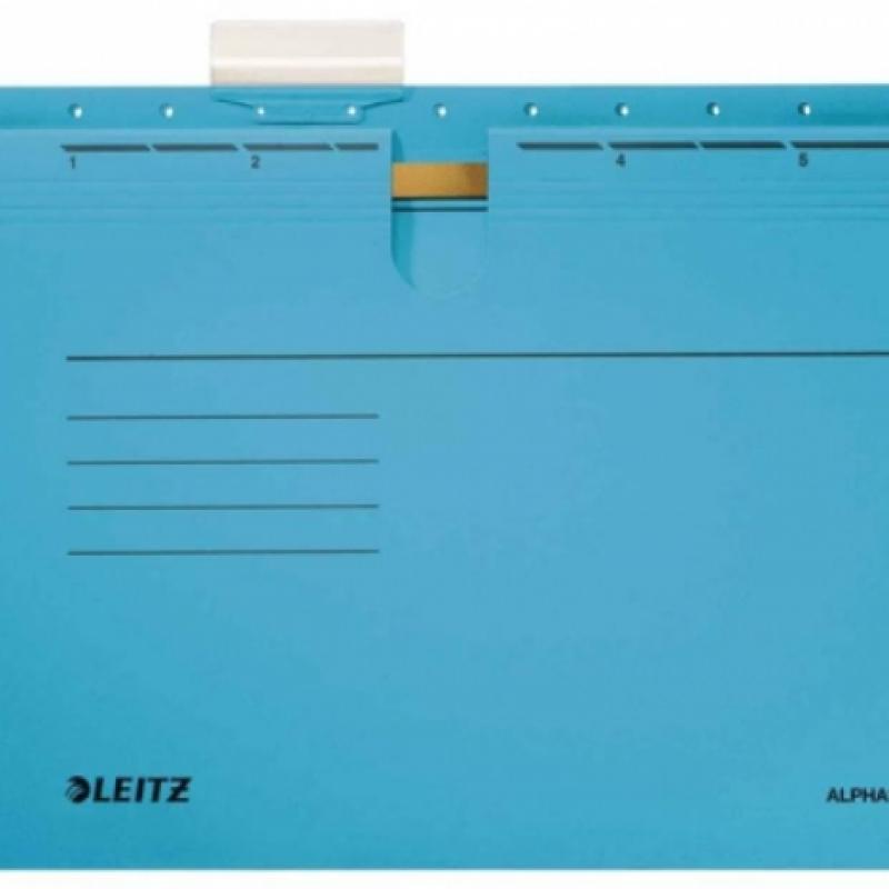 Leitz Alpha Renkli Telli Askılı Dosya Mavi L-1984