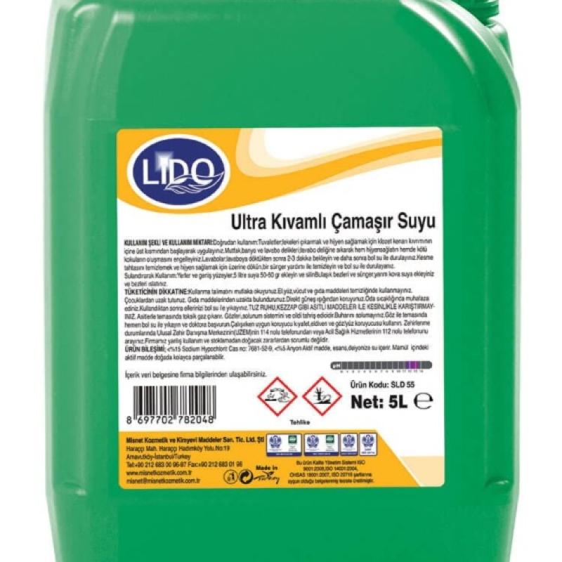Lido Ultra Kıvamlı Çamaşır Suyu 5 Kg