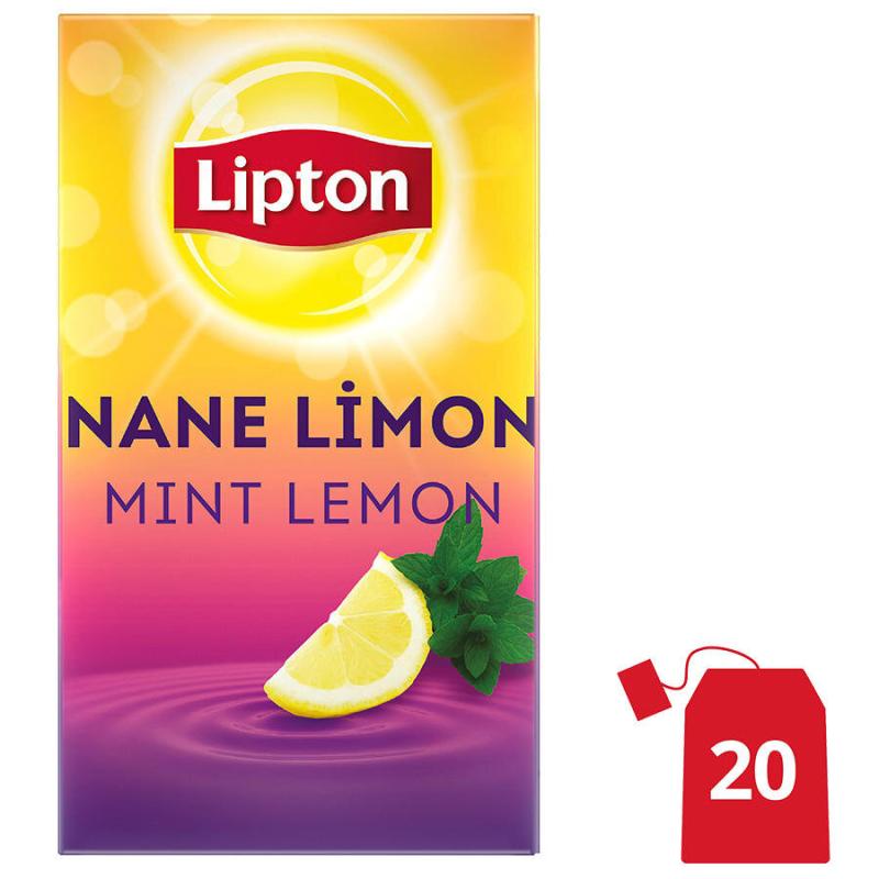 Lipton Nane Limon Bardak Poşet Çay 20'li