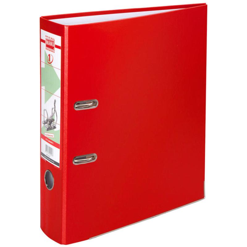 Manu 2030 Klasör Plastik Geniş A4 Kırmızı