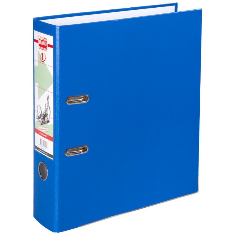 Manu 2030 Klasör Plastik Geniş A4 Mavi