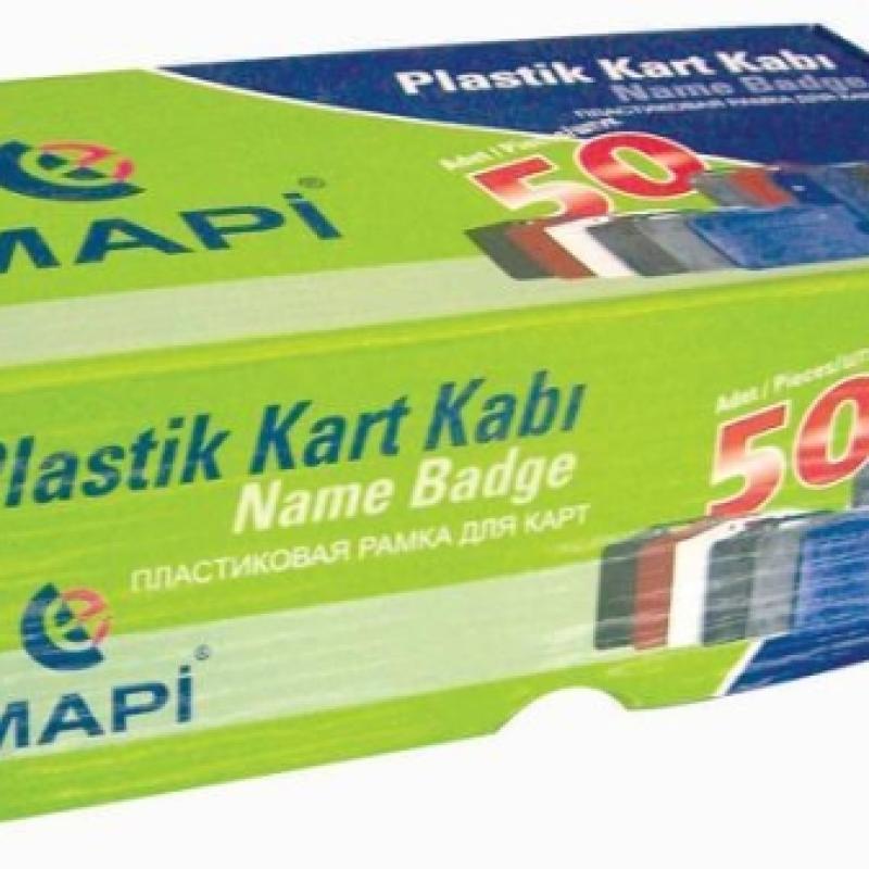 Mapi Kart Kabı Yatay Kırmızı 10 Lu Blisterli