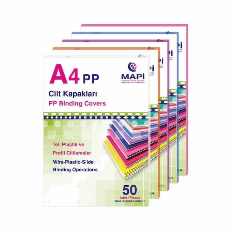 Mapibind 350 Mic PP A3 Cilt Kapağı Beyaz 50 Li