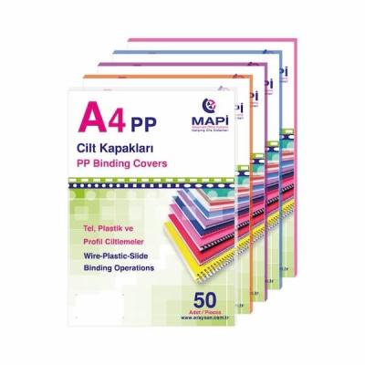 Mapibind 350 Mic PP A3 Cilt Kapağı Kırmızı 50 Li