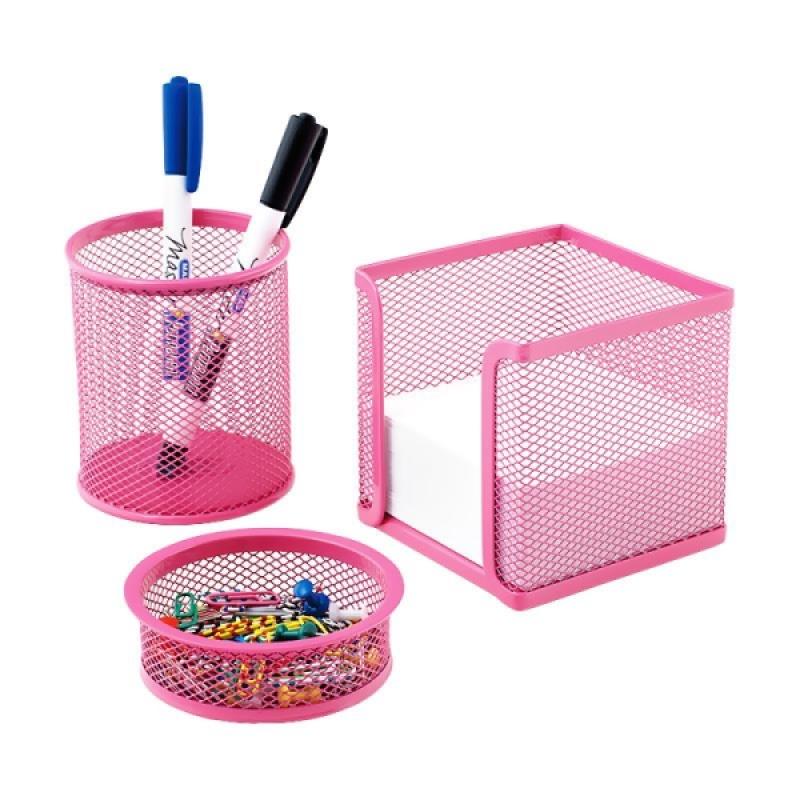 Mas 505 Perfore Üçlü Set Pembe