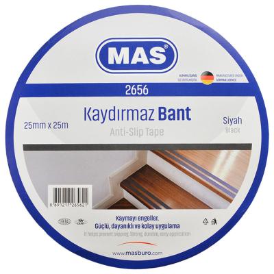 Mas Kaydırmaz Bant 25 mm x 25 m Siyah