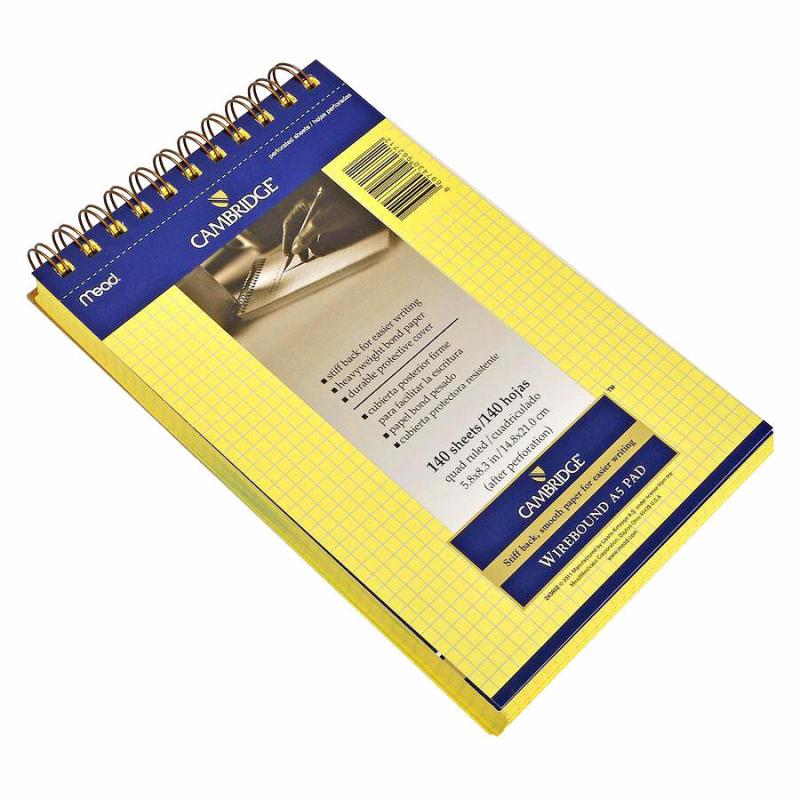 Mead Bloknot Kareli A5 140 Yaprak Sarı