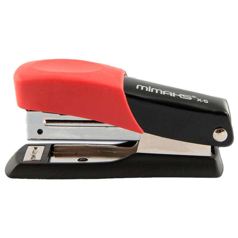 Mimaks X-5 Mini Zımba Makinesi No:10 Kırmızı/Siyah