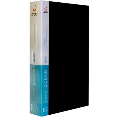 Önder 1100 Sunum Dosyası A4 100 Sayfa Siyah