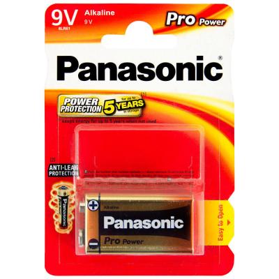 Panasonic Pro Power Alkalin 9V Pil Tekli Paket