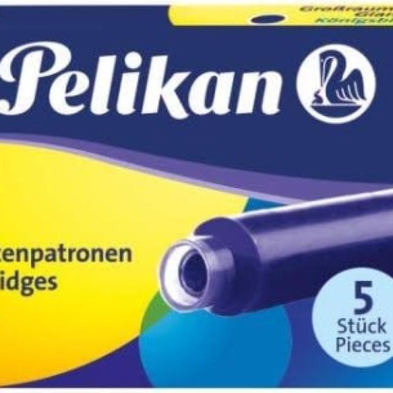 Pelikan Dolma Kalem Kartuşu 4001 Uzun Mavi 6 Lı 