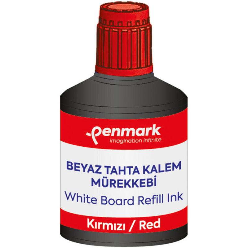 Penmark HS-107 Tahta Kalemi Mürekkebi 100 ml Kırmızı Renk