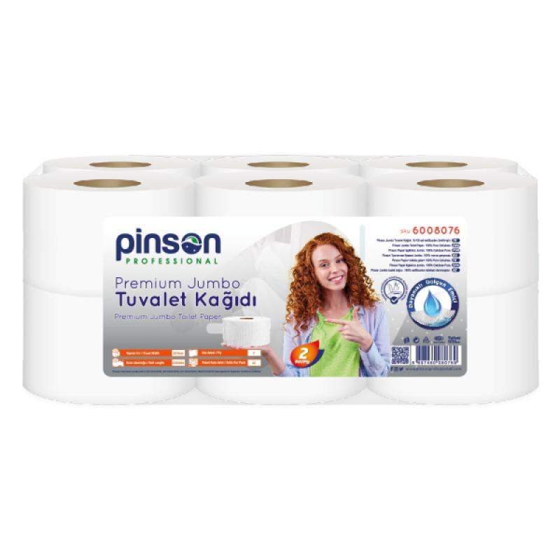 Pinson Premium Jumbo Tuvalet Kağıdı 12 Li 150 Mt
