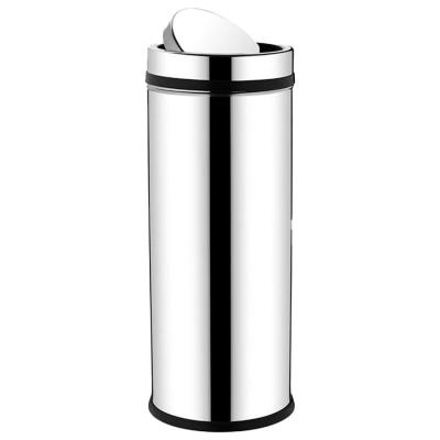 Rulopak Döner Kapaklı Paslanmaz Çöp Kovası 32 lt