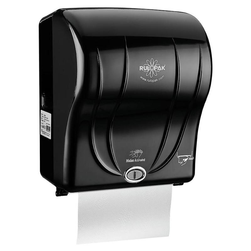 Rulopak R-1301 Sensörlü Kağıt Havlu Dispenseri 21 cm Siyah