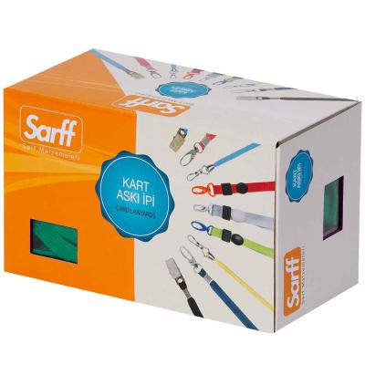 Sarff Klipsli Askı İpi Yeşil 50'li Paket