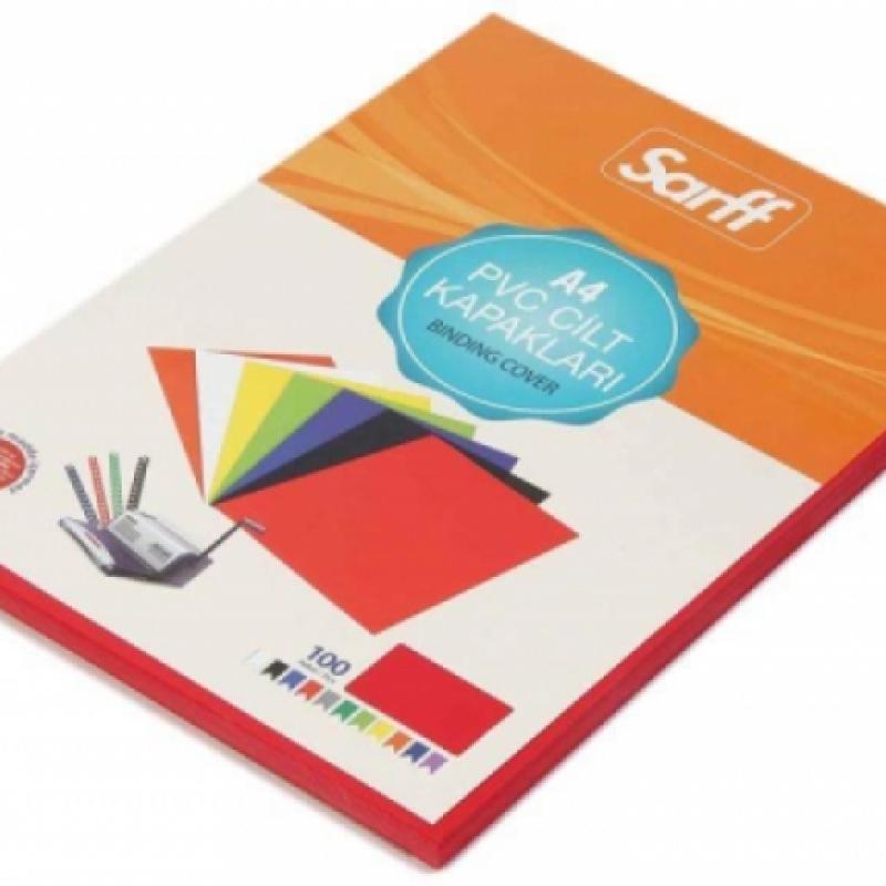 Sarff Pvc Beyaz A3 Opak Cilt Kapağı 100 Lü