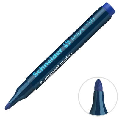 Schneider Maxx 130 Permanent Marker Yuvarlak Uç 1-3 mm Mavi