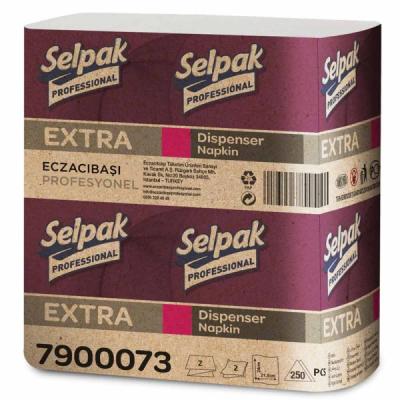 Selpak Professional Extra Dispenser Peçete 250 Li 18 Paket