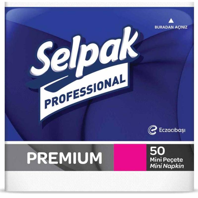 Selpak Professional Premium Mini Peçete 50 Li 24x24 cm