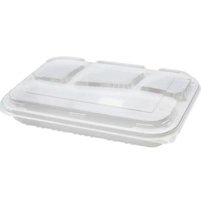 Stone Plastik Şeffaf Kebap Kabı 4 Bölmeli 75 Adet