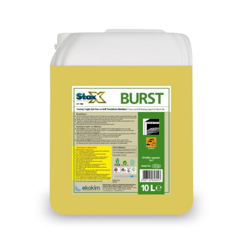 Stox Burst KT-184 Yanmış Yağlarda Fırın ve Gril Temizleyici 10 Kg