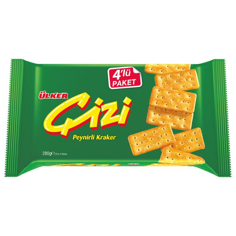 Ülker Çizi Kraker 4'lü Paket 280 g