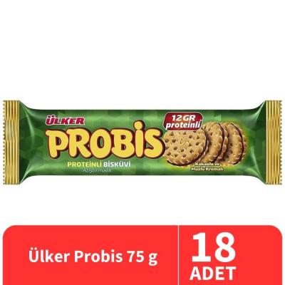 Ülker Probis Atıştırmalık Bisküvi 75 Gr 18 Adet