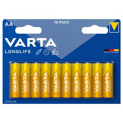 Varta Longlife Alkalin AA Kalem Pil 10'lu Paket