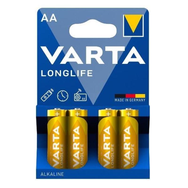 Varta Longlife Kalem Alkalin Pil AA 4 Lü