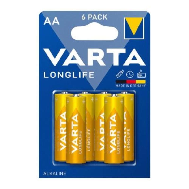 Varta Longlife Kalem Alkalin Pil AA 6 Lı