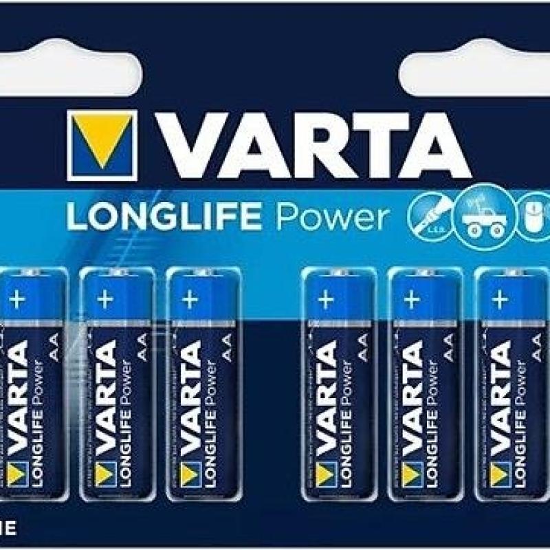 Varta Longlife Power Kalem Alkalin Pil AA 8 Li