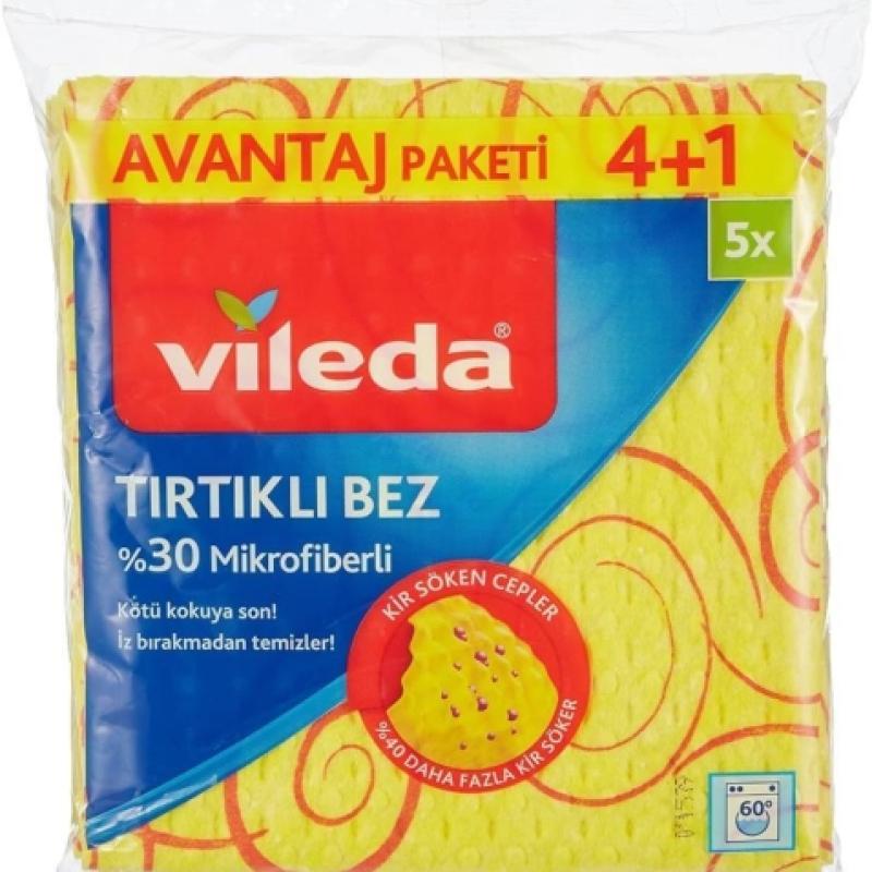 Vileda Mikrofiber Temizlik Bezi 5 Li Avantaj Paket
