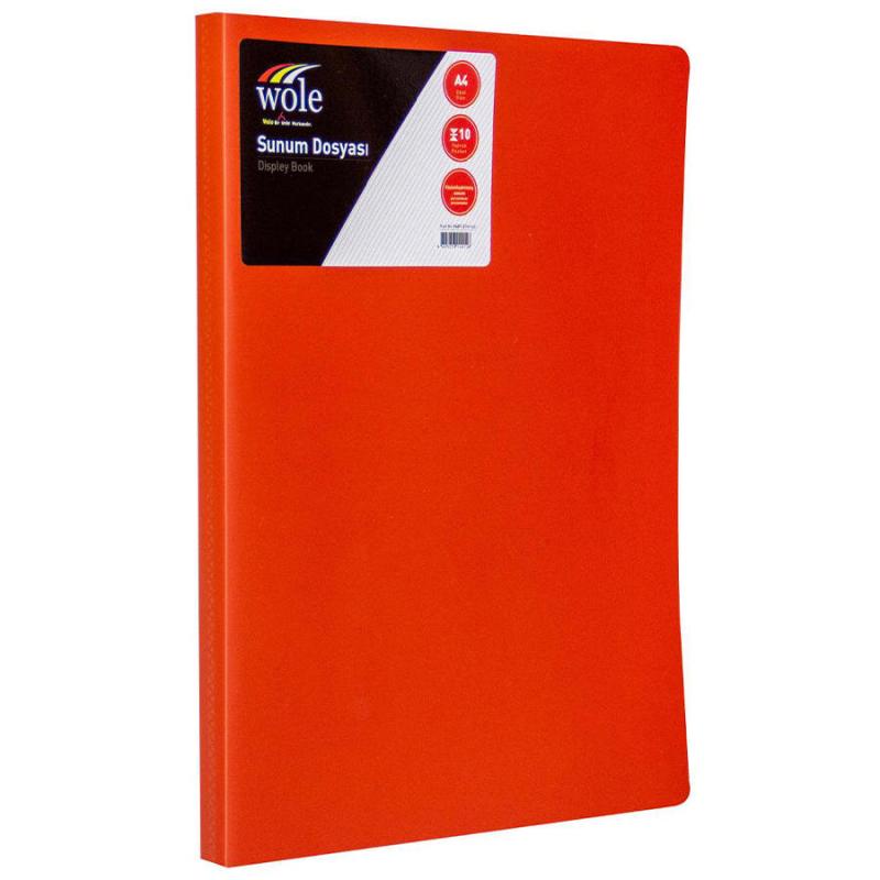 Wole Sunum Dosyası 10 Sayfa Kırmızı